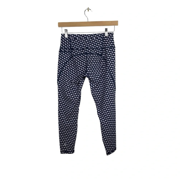 Sweaty Betty Power ⅞ Geometric Leggings in Navy/Lavender Size S - Picture 10 of 13